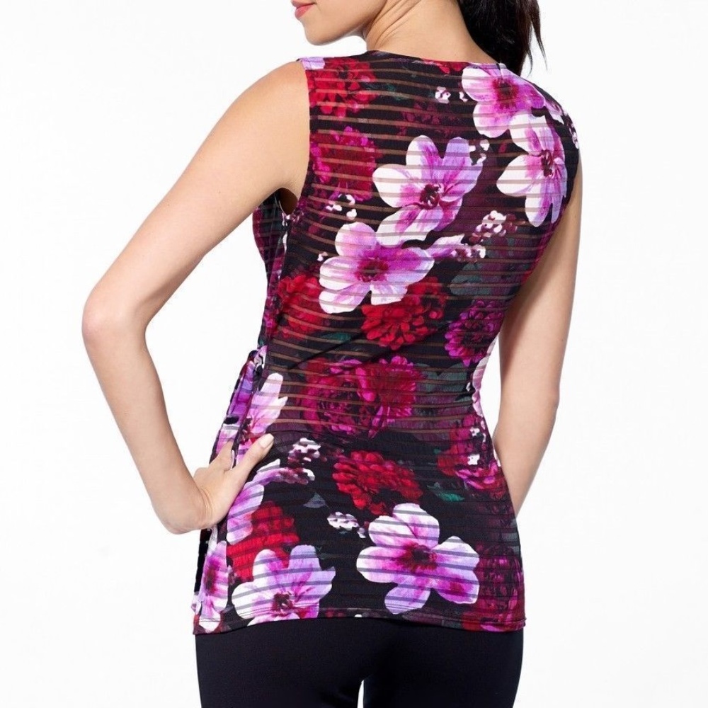 Cache Floral Wrap Top - Picture 3 of 3